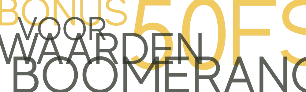Boomerang 50 gratis spins